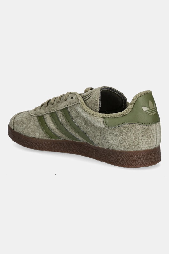 Obuwie adidas Originals sneakersy zamszowe Gazelle JR6288 zielony