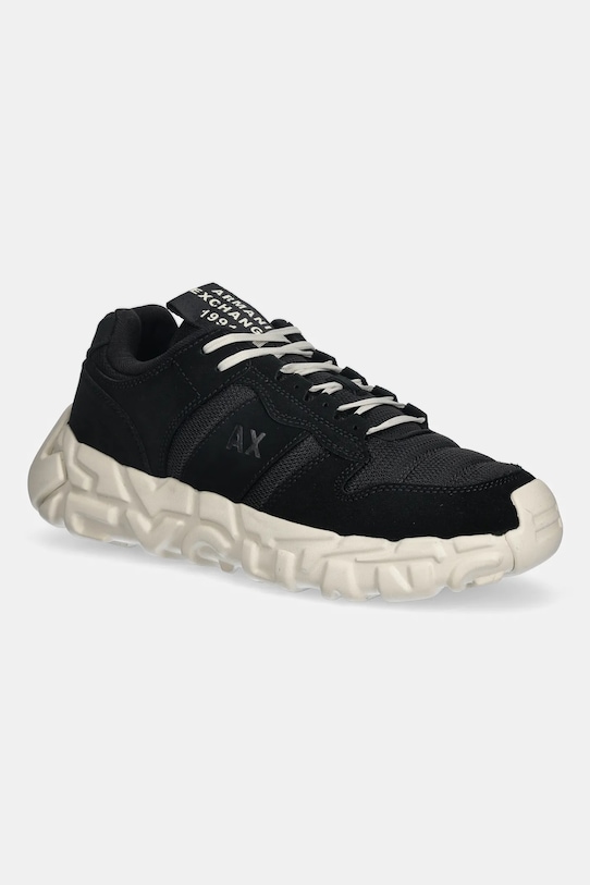 Armani Exchange sneakersy tekstylny czarny XM001692.AF17369.UC001
