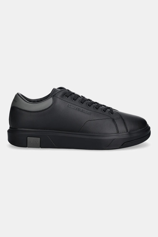 Armani Exchange sneakersy skórzane XUX123.XV534.MZ262 czarny NC25