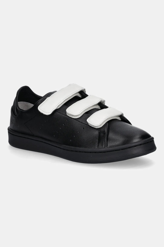 Y-3 sneakersy skórzane Stan Smith niska czarny JR4224