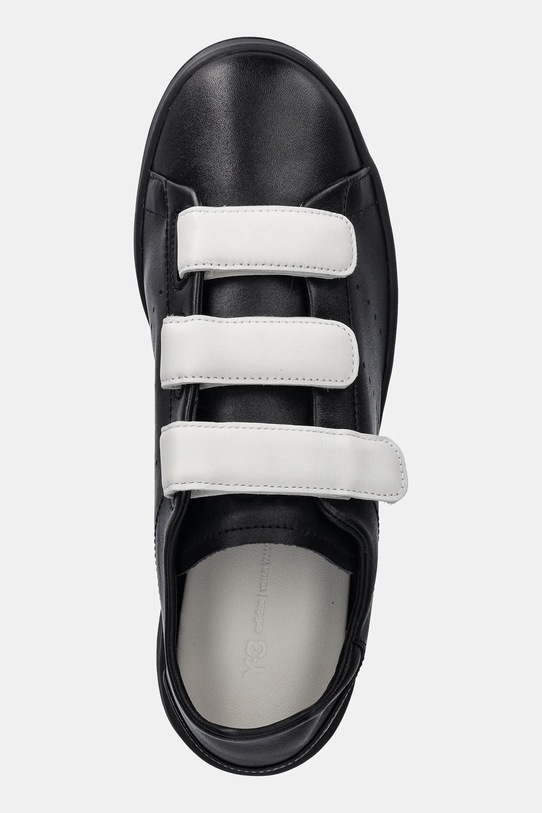 Y-3 sneakersy skórzane Stan Smith czarny JR4224