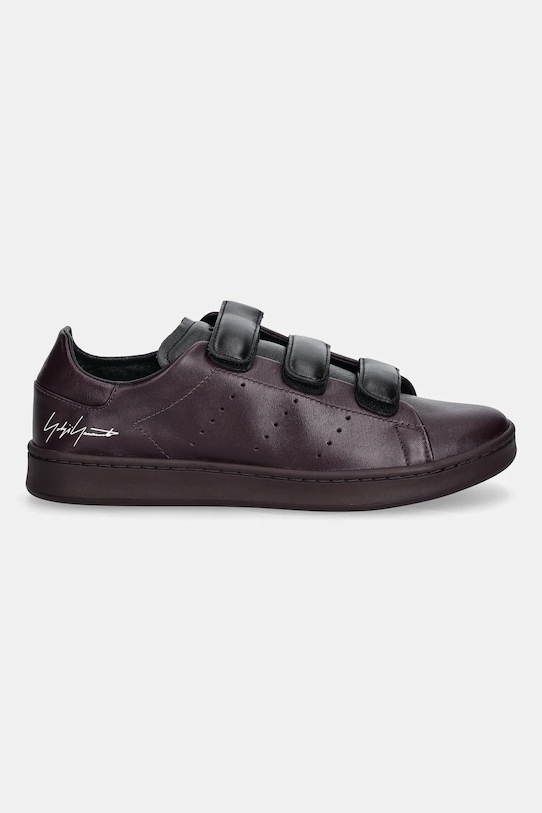 Y-3 sneakers din piele Stan Smith Velc JR6641 burgundia AW25