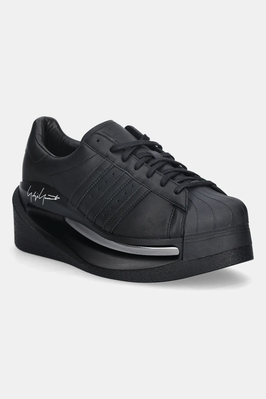 Y-3 sneakersy skórzane Gendo Superstar niska czarny JS2467