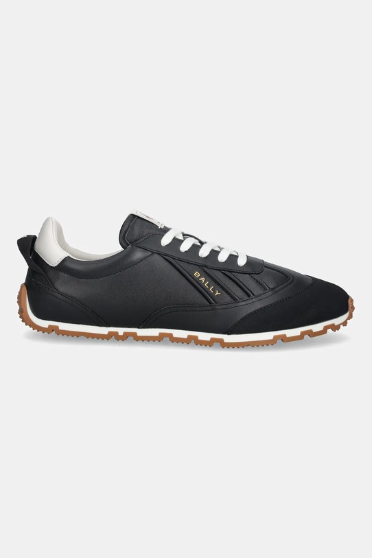 Bally sneakersy skórzane QUARR MSK0ER.VT005.I905 czarny AW25