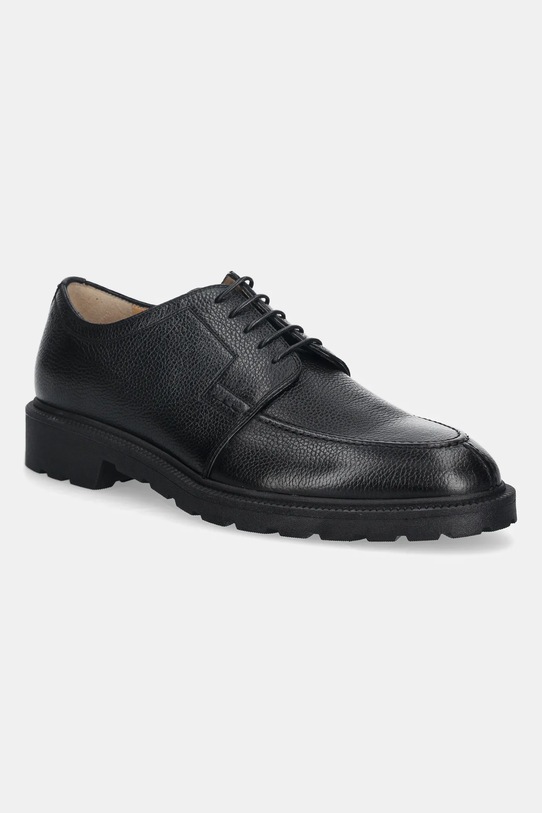 Δερμάτινα κλειστά παπούτσια Bally EARLIE λείο δέρμα μαύρο MSF0HP.VT029.U901