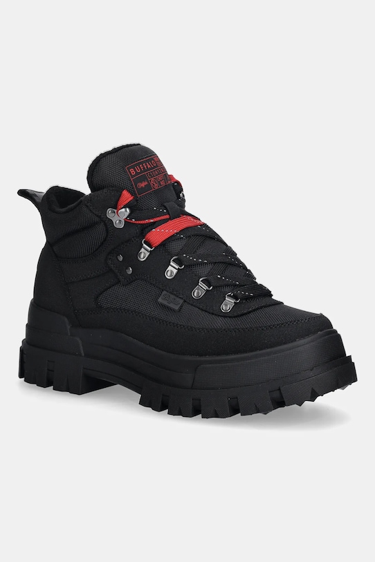 Buffalo trapery Aspha Com Mid Hike Bs tekstylny czarny 1430034
