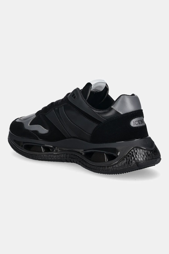 Obuwie Iceberg sneakersy skórzane Space IU180801 czarny