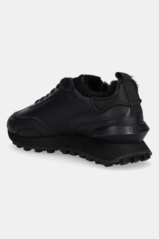 Obuwie Iceberg sneakersy skórzane Loop IU181105 czarny