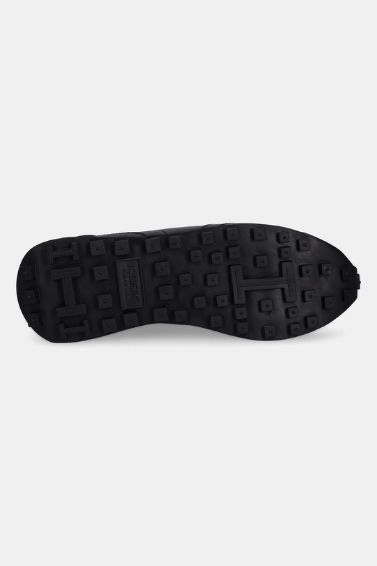 Iceberg sneakersy skórzane Loop IU181105 czarny