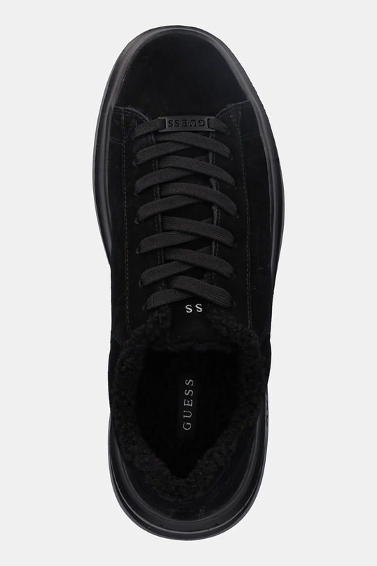 Σουέτ αθλητικά παπούτσια Guess ELBAN μαύρο FMFBAN.LEP12.BLACK