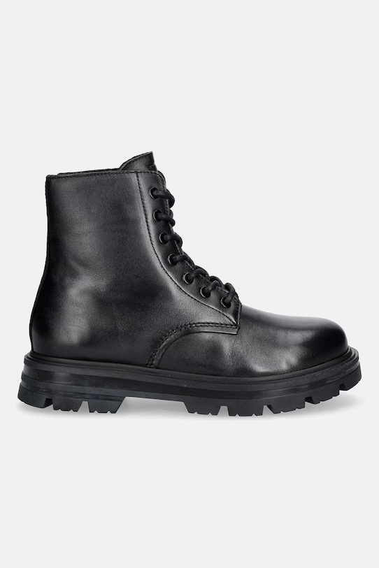 Шкіряні черевики Guess GARDA FMFGAD.LEA10.BLACK чорний NC25
