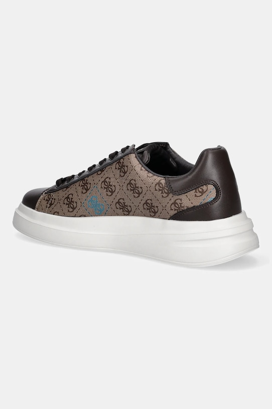Obuwie Guess sneakersy ELBA FMFLBA.FAB12.BEIBR brązowy