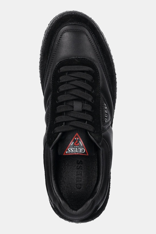 Guess sneakersy skórzane WIMOH czarny FMFMOH.LEA12.BLACK
