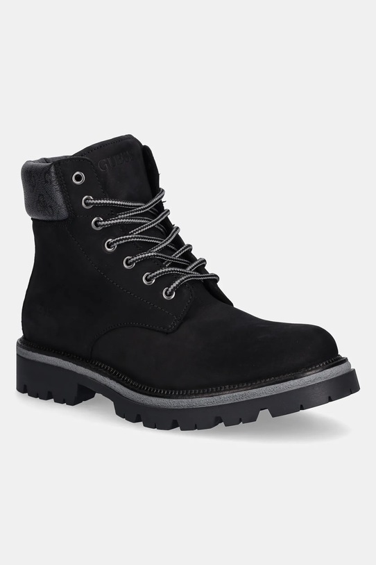 Αρβύλες Guess SIRO casual μαύρο FMFSIR.LEA10.BLACK