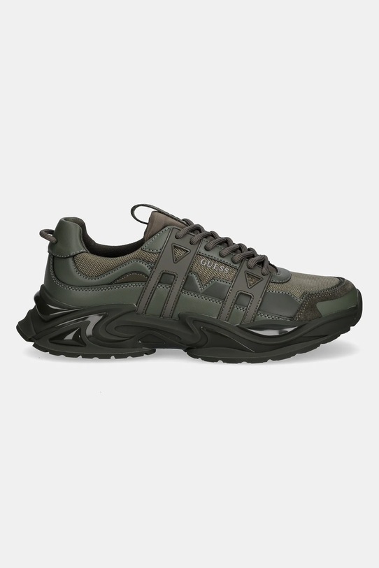 Guess sneakers BELLU FMFUNO.ELE12.GREEN verde AW25