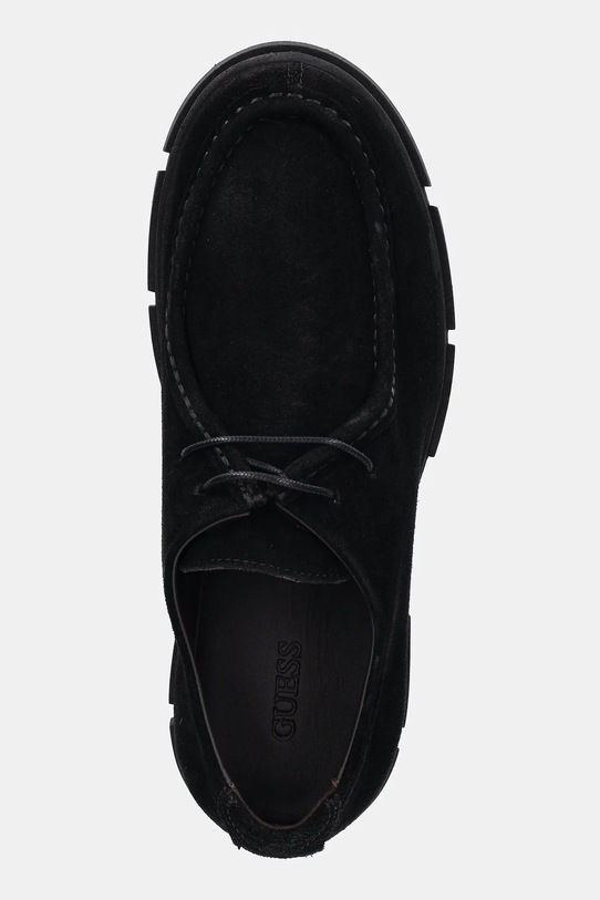 Σουέτ κλειστά παπούτσια Guess FIORY μαύρο FMFFIO.SUE13.BLACK