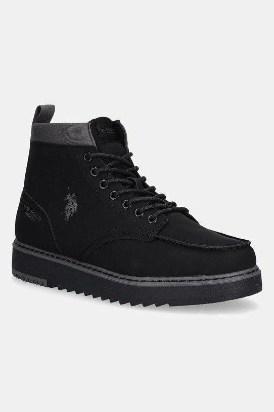 Αρβύλες U.S. Polo Assn. LONDON001 υφασμάτινο μαύρο LONDON001M.EU1