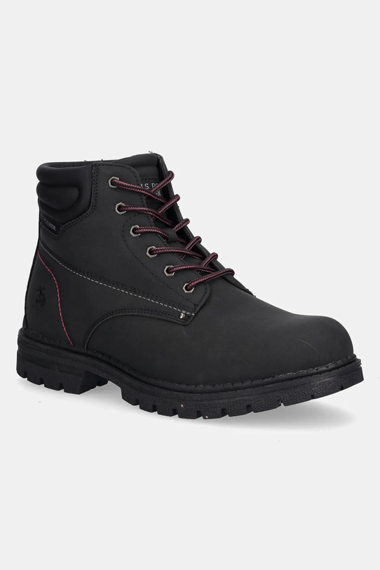 Ψηλές μπότες U.S. Polo Assn. OHIO004 συνθετικό μαύρο OHIO004M.EUH1