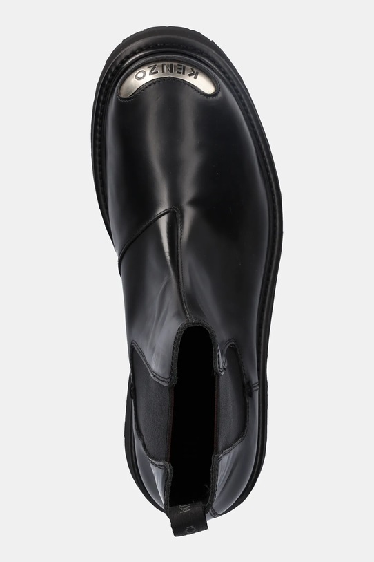 Kožené topánky chelsea Kenzo Smile Lace Up Boots čierna FF65BT112L52.99