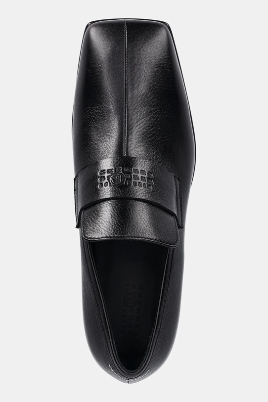 MM6 Maison Margiela mokasyny skórzane czarny SH3WR0007.P7430.T8013