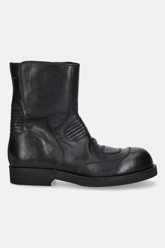 MM6 Maison Margiela buty skórzane SH3WU0015.P7431.T8013 czarny AW25