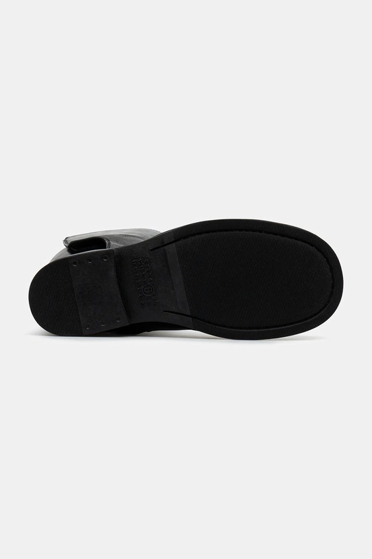 MM6 Maison Margiela buty wysokie skórzane SH3WW0006.P7431.T8013 czarny
