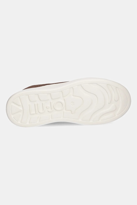 Liu Jo sneakersy zamszowe BIG 05 7G5015PX002S1804 brązowy