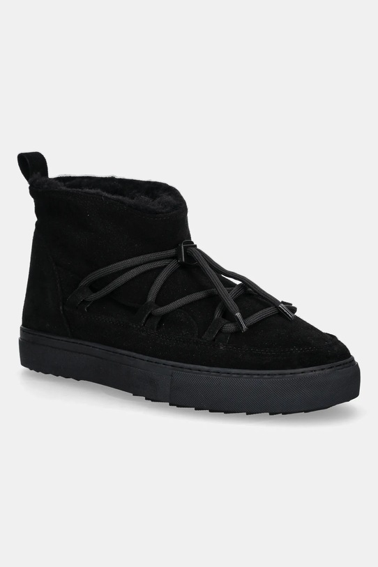 Inuikii cizme de zăpadă din piele întoarsă Classic Low 2001.001.0021.000 negru