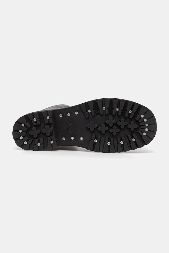 Kožené workery VETEMENTS Stomp Combat Boot UH76BT800B černá