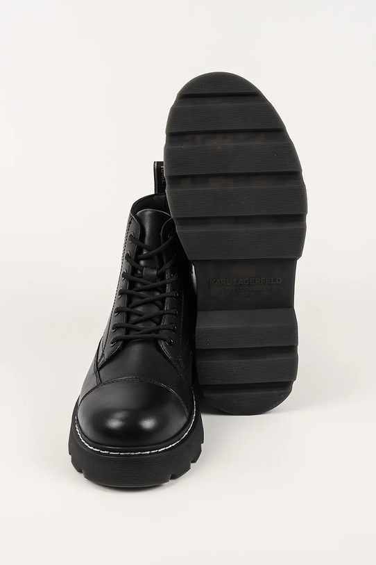 Kožne cipele Karl Lagerfeld KAMDEN KL10438.000 crna