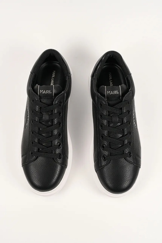 Karl Lagerfeld sneakersy skórzane KAPRI czarny KL52568A.100