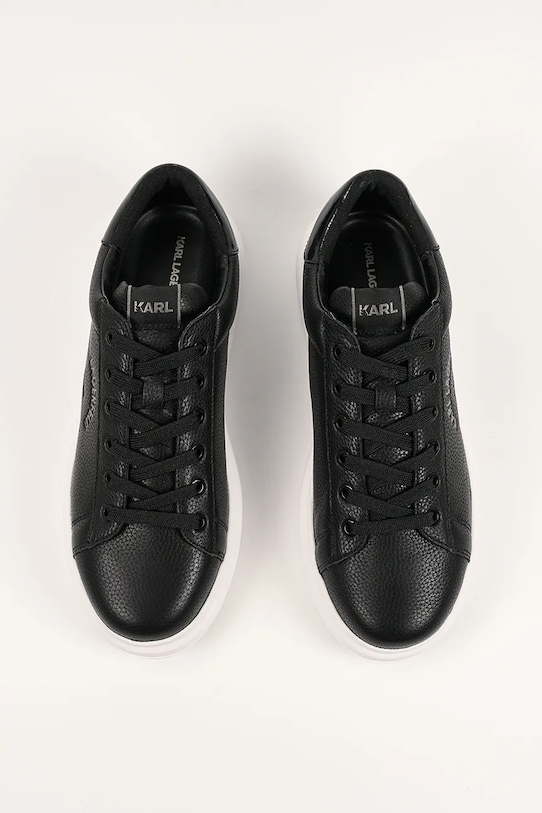 Karl Lagerfeld bőr sportcipő KAPRI fekete KL52568A.100