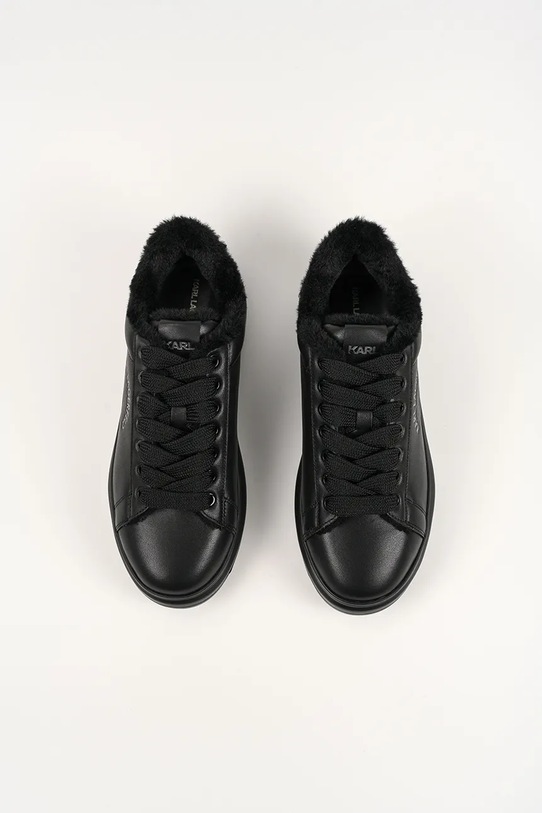 Kožené tenisky Karl Lagerfeld KAPRI LUG čierna KL57538L.00X