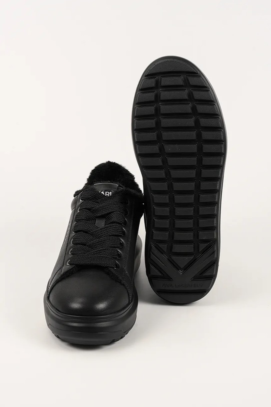 Kožené tenisky Karl Lagerfeld KAPRI LUG KL57538L.00X čierna
