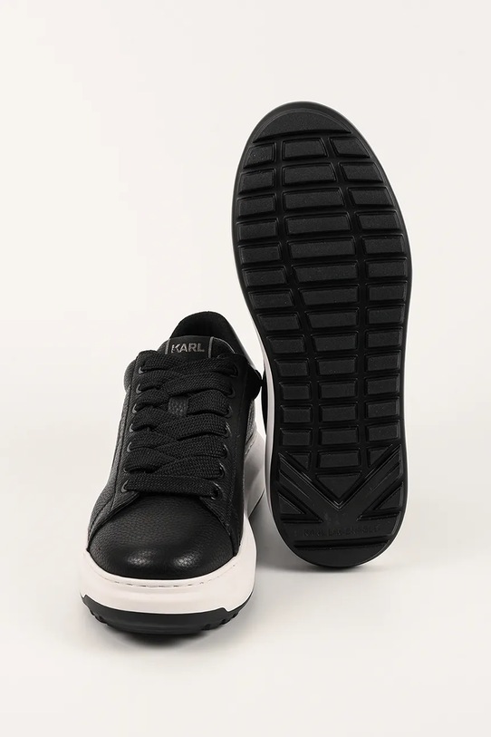 Karl Lagerfeld sneakersy skórzane KAPRI LUG KL57538A.100 czarny