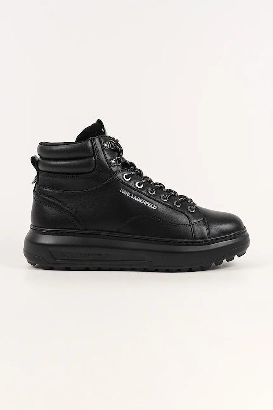 Karl Lagerfeld sneakers din piele KAPRI LUG Planet friendly negru KL57555.00X