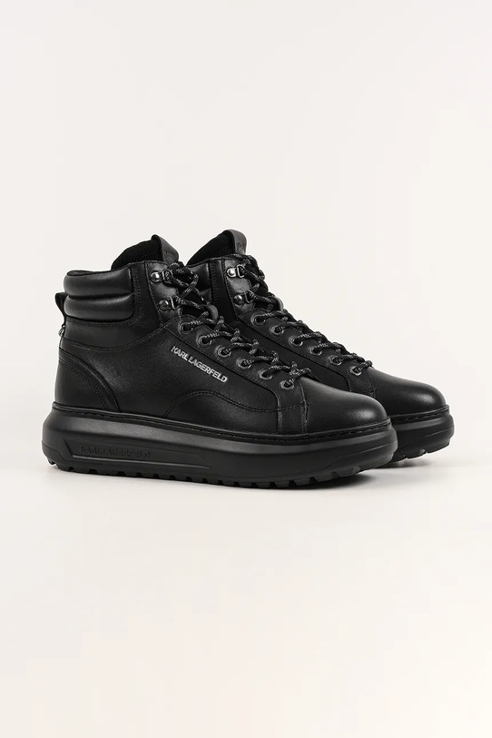 Karl Lagerfeld sneakersy skórzane KAPRI LUG KL57555.00X czarny NC25