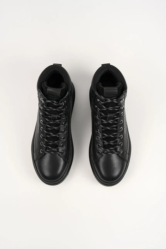 Karl Lagerfeld sneakersy skórzane KAPRI LUG czarny KL57555.00X