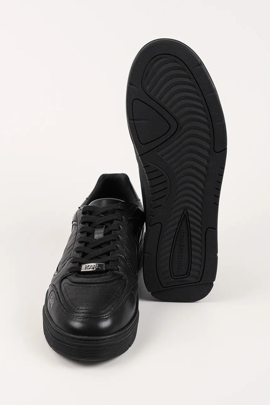 Karl Lagerfeld sneakersy skórzane KOURTNEY KL53019.00X czarny