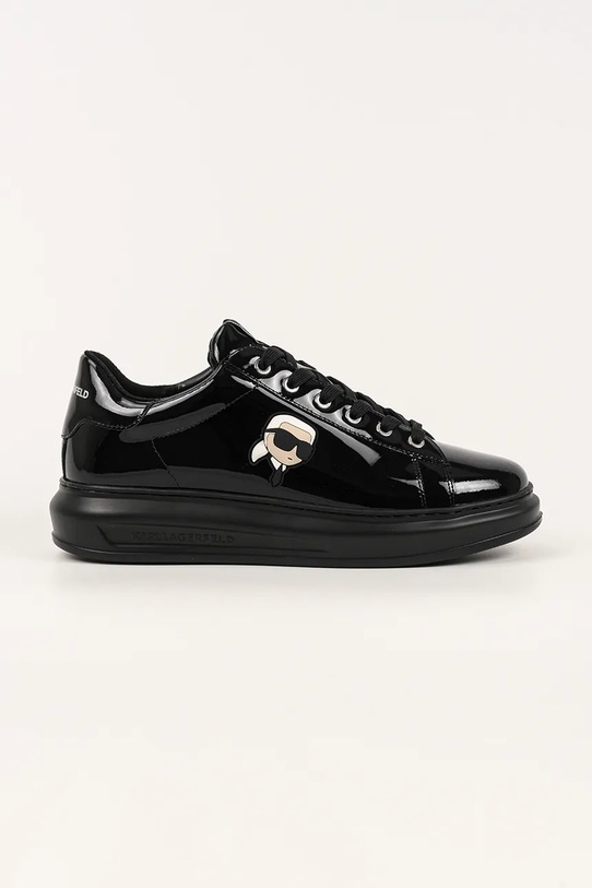Karl Lagerfeld sneakersy skórzane KAPRI NFT niska czarny KL52573N.1BP