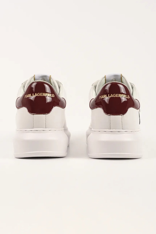 Obuwie Karl Lagerfeld sneakersy skórzane KAPRI MENS KL52530N.01N biały