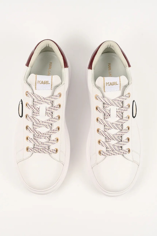 Karl Lagerfeld sneakersy skórzane KAPRI MENS biały KL52530N.01N