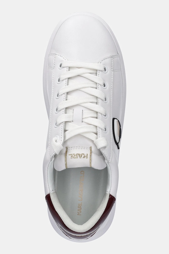 Kožené tenisky Karl Lagerfeld KAPRI MENS bílá KL52530N.01N