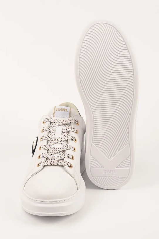 Karl Lagerfeld sneakersy skórzane KAPRI MENS KL52530N.01N biały