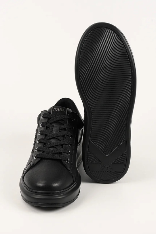 Karl Lagerfeld sneakersy skórzane KAPRI MENS KL52575N.00X czarny