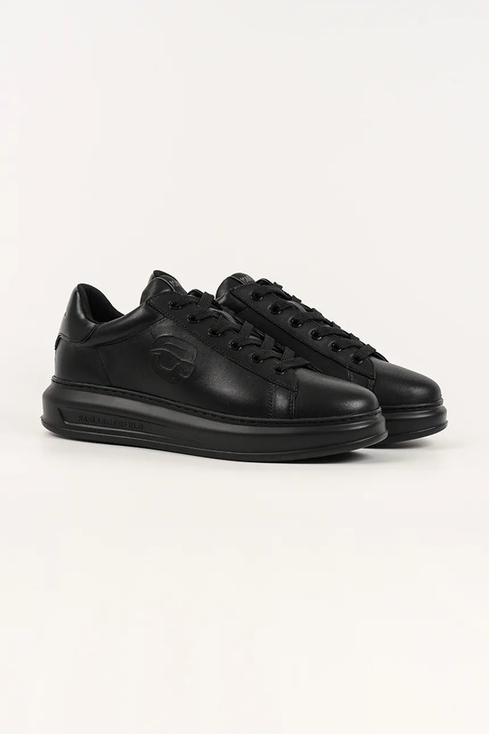 Karl Lagerfeld sneakersy skórzane KAPRI Outline NFT KL52570.00X czarny AW25