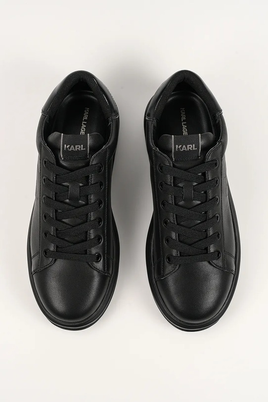 Karl Lagerfeld sneakersy skórzane KAPRI Outline NFT czarny KL52570.00X