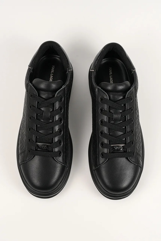 Karl Lagerfeld sneakersy skórzane KAPRI czarny KL52543A.00X
