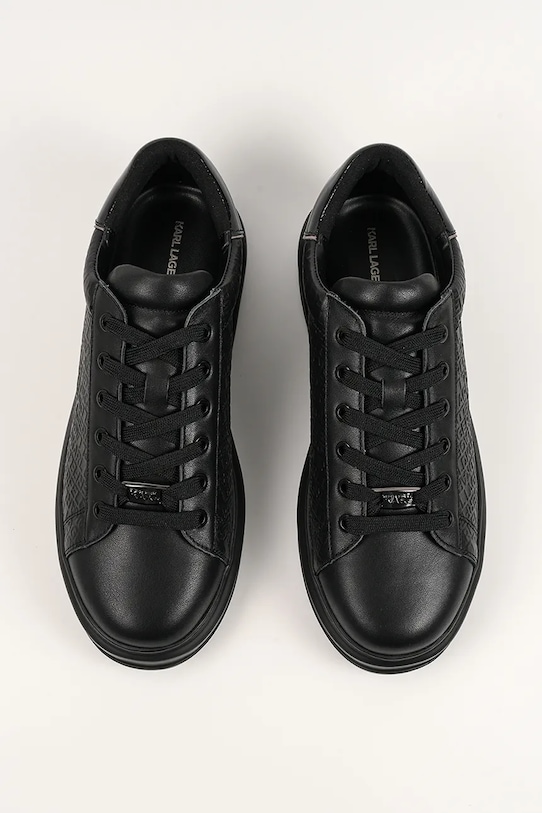 Δερμάτινα αθλητικά παπούτσια Karl Lagerfeld KAPRI μαύρο KL52543A.00X