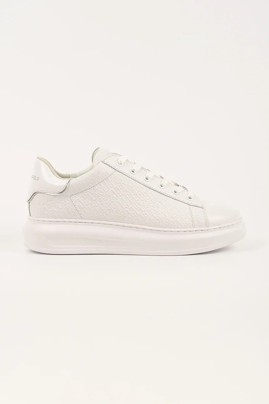 Karl Lagerfeld sneakersy skórzane KAPRI Planet friendly biały KL52543A.01W
